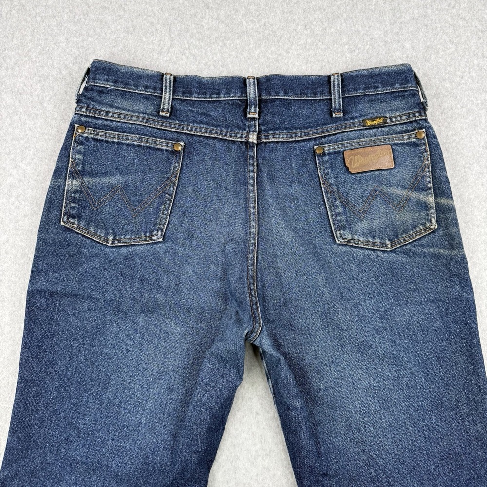 Vintage Wrangler Jeans Mens 38x32 (Fits 38x30) Blue 936 Cowboy Cut Made In‎ USA